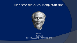 Ellenismo filosofico:Neoplatonismo
