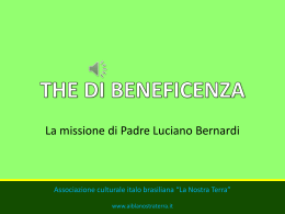 THE* DI BENEFICENZA
