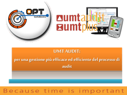 software gestione audit - presentazione