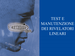La manutenzione ed il collaudo dei rivelatori lineari di incendio