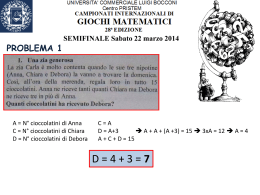 Soluzioni commentate