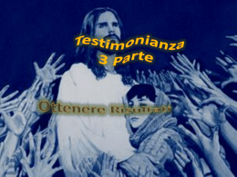 Testimonianza 3 Parte