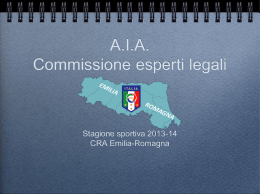 A.I.A. Commissione esperti legali