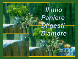 Mon panier aux gestes d`amour - Cassano