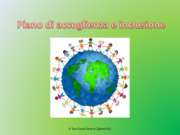 Obiettivi per l`inclusione