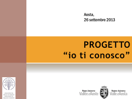 progetto di vita - Università della Valle d`Aosta
