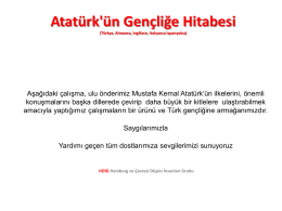 AtaturkunGencligeHitabesi