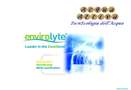 Presentazione Envirolyte ECA