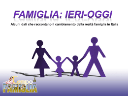 Il cambiamento della famiglia in Italia