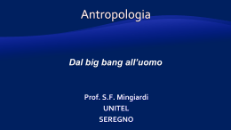 Introduzione generale all`Antropologia