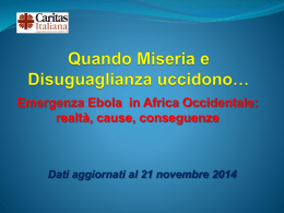 Ebola - Caritas Roma