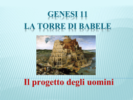 Gen 11 La torre di Babele