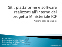 Siti, piattaforme e software: alcuni casi di studio