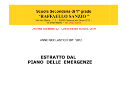 N. docenti - Scuola Secondaria di I° grado Statale Raffaello Sanzio