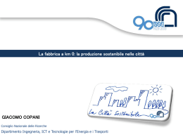 La fabbrica a km 0 - Dipartimento Ingegneria, ICT e Tecnologie per l