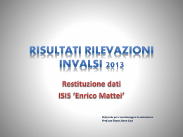 Diapositiva 1 - home. ISIS ENRICO MATTEI CERVETERI