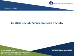 Conferenza del Dipartimento Roma, 26 e 27 maggio 2014