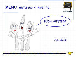 Men&ugrave; invernale - Istituto Comprensivo del Vergante