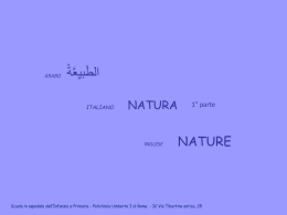 Natura/stagioni - arabo/italiano/inglese 1° parte