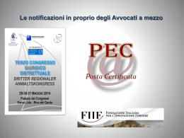 Notifiche PEC - FIIF per CNF