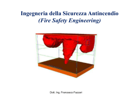 Introduzione all*approccio ingegneristico alla sicurezza antincendio