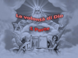 La volont&agrave; di Dio 1Parte