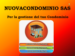 NUOVACONDOMINIO SAS