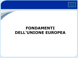 Unione Europea in slide - Blog del prof. Andrea Venturini
