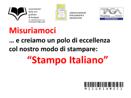 Bologna 13/11/2012 - Aldini AAGB/Stampo italiano