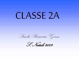 CLASSE 2A - MaestraMarta