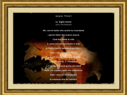 Le foglie morte - Cassano