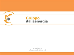 Presentazione Gruppo Italia Energia