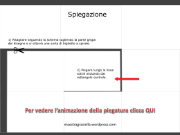 spiegazione per la realizzazione del biglietto