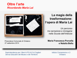 Present Porcella evento Maria Lai 27 sett 2014 v.3 temporizz.