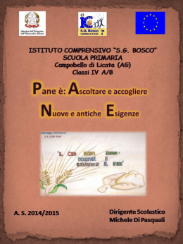 Diapositiva 1 - Istituto Comprensivo SG Bosco