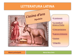 LETTERATURA LATINA - Professoressa Orrù