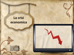 La crisi economica - Cassano