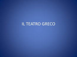 IL TEATRO GRECO