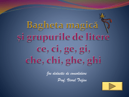 Atinge bagheta magică!