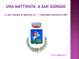 Visita scuola - Istituto comprensivo San Giorgio di Mantova