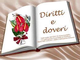 Diritti e doveri - Cassano