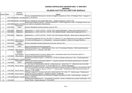 Delibere adottate dal Direttore Generale dell`A.O.U.