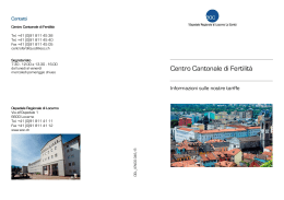 Costo prestazioni del Centro Cantonale di Fertilit&agrave;