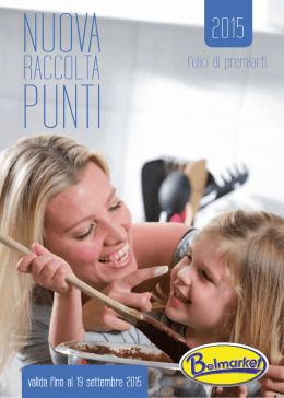 Scarica il PDF della Raccolta Punti 2015