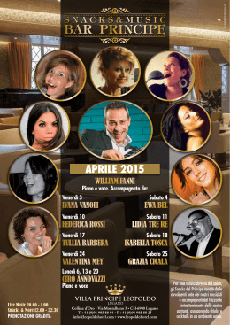 Programma aprile 2015