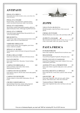 MENU - MakanLuar.com