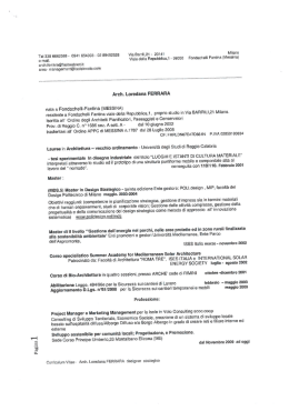 Curriculum - Comune di Castroreale