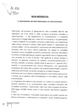 NOTA INTEGRATIVA