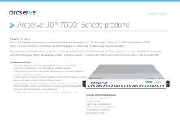 Introduzione rapida di Arcserve UDP 7000