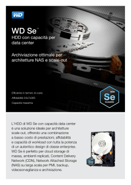 WD Se Datacenter Capacity HDD - Product Overview